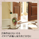 傘立て 傘たて 陶器 装飾 ぶどう ブドウ 葡萄 柄 デザイン おしゃれ ヨーロピアン 高級感 クラシック レトロ アンティーク調 完成品 輸入品 イタリア製 【納期A】【mst-42200176】