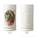 傘立て 傘たて 陶器 装飾 ぶどう ブドウ 葡萄 柄 デザイン おしゃれ ヨーロピアン 高級感 クラシック レトロ アンティーク調 完成品 輸入品 イタリア製 【納期A】【mst-42200176】