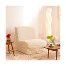 ソファカバー ソファーカバー 生地 カバー 1人掛け用 アームなし 肘掛け無し 無地 おしゃれ ヨーロピアン ストレッチ 伸びる 伸縮 高級感 洗える ソファ別売 【納期B】【mst-61000001】