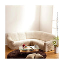 ソファカバー ソファーカバー 生地 カバー コーナーソファ用 アームあり 肘掛けあり 無地 おしゃれ ストレッチ 伸縮 高級感 洗える イタリア製 ソファ別売 【納期B】【mst-61000008】