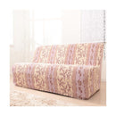 ソファカバー ソファーカバー 生地 2人掛け用 アームなし ひじ掛け無し 花柄 ガーリー 高級感 上品 おしゃれ ヨーロピアン ストレッチ 伸縮 洗える ソファ別売 【納期B】【mst-61000164】