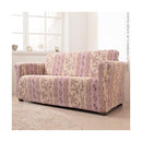 ソファカバー ソファーカバー 生地 2人掛け用 アームあり ひじ掛けあり 花柄 ガーリー 高級感 上品 おしゃれ ヨーロピアン ストレッチ 伸縮 洗える ソファ別売 【納期B】【mst-61000167】