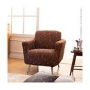 ソファカバー ソファーカバー 生地 一人掛け用 アームあり ひじ掛け付き 植物柄 ツタ 蔦 葉っぱ ナチュラル おしゃれ ストレッチ 伸縮 伸びる 洗える ソファ別売 【納期B】【mst-61000206】