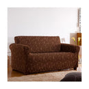 ソファカバー ソファーカバー 生地 二人掛け用 アームあり ひじ掛け付き 植物柄 ツタ 蔦 葉っぱ ナチュラル おしゃれ ストレッチ 伸縮 伸びる 洗える ソファ別売 【納期B】【mst-61000207】