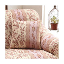 クッションセット 2点セット 45×45cm 正方形 クッションカバー クッション 本体 中身 ジャガード織り 高級感 上質 フェミニン 花柄 フラワー 北欧 おしゃれ 【納期B】【mst-61001059】