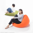 ビーズクッション XLサイズ 大きい 特大 座布団 枕 クッション 座椅子 足置き オットマン スツール 簡易ベッド カバー 取り外し 洗える 緑 オレンジ 黒 茶 【納期A】【mst-61500022】