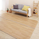 ラグ 3畳用 単品 カバーのみ マット 北欧 木目 ウッド調 塩ビ 防水 撥水 床材 傷防止 フローリング 保護 日本製 抗菌 防カビ 床暖房対応 クッションフロア 【納期A】【mst-61600003】