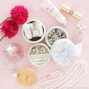 ジュエリーボックス 小さい 小型 かわいい おしゃれ アクセサリーBOX 3段 アクセサリーケース 収納箱 コンパクト 指輪 リング ネックレス 腕時計 ピアス 【納期B】【mst-a0800021】