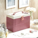 コスメボックス 鏡つき ミラー付き コスメケース メイクケース 化粧品 収納箱 大容量 取っ手付き 化粧水ボトル 立てて入る 小分け 仕切り おしゃれ 使いやすい 【納期A】【mst-a0800028】