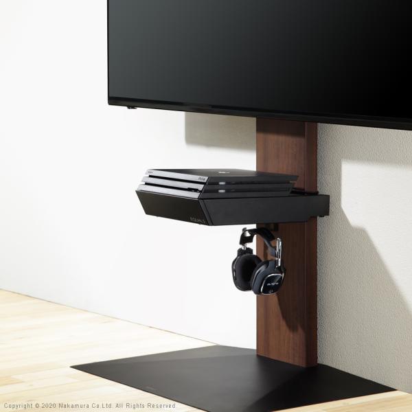 WALL専用 収納付きゲーム機棚板 ( WALLテレビスタンド シリーズ V2 V3 V5 S1 対応 ) テレビスタンド別売り 【納期A】【mst-d0500024】