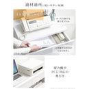 キャビネット 幅90cm 白 ホワイト シンプル 収納棚 引き出し A4サイズ FAX台 ファックス棚 電話台 プリンター台 扉つき コード 配線 スッキリ 整理 背面収納 【納期A】【mst-f0800455】