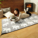 ホットカーペット カバー 2点セット 1畳用 190x100cm 長方形 ホットカーペット本体 ラグ マット シャギー 洗える 洗濯機 丸洗い おしゃれ 北欧 柄 無地 【納期A】【mst-i-2000033】