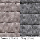 ホットカーペット カバー 2点セット 2畳 185x185cm 正方形 ホットカーペット本体 ラグ マット ヘリンボーン柄 落ち着いた デザイン 柄 おしゃれ 北欧 【納期A】【mst-i-2000159】