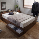 ベッドセット ベッドフレーム マットレス付き ダブル 【納期A】【mst-i-3500284】