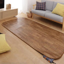 ホットカーペット カバー 2点セット 1畳用 約200x100cm ホットカーペット本体 ラグ マット クッションフロア 木目柄 北欧 デザイン フローリング おしゃれ 【納期A】【mst-i-5200001】