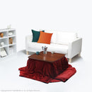 こたつセット コタツテーブル 75×75cm 正方形 掛け布団 こたつ布団 シンプル 無地 撥水 リバーシブル おしゃれ 1人暮らし ひとり暮らし 使いやすい 【納期A】【mst-i-5700238】