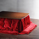 こたつセット コタツテーブル 90×60cm 長方形 掛け布団 こたつ布団 シンプル 無地 撥水 リバーシブル おしゃれ 【納期A】【mst-i-5700252】