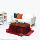 こたつセット コタツテーブル 120×75cm 長方形 掛け布団 こたつ布団 シンプル 無地 撥水 リバーシブル おしゃれ 【納期A】【mst-i-5700280】