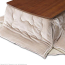 こたつセット コタツテーブル 120×75cm 長方形 掛け布団 こたつ布団 シンプル 無地 撥水 リバーシブル おしゃれ 【納期A】【mst-i-5700280】