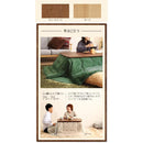 こたつテーブル 単品 コタツ 75×75cm 正方形 北欧 センターテーブル ローテーブル リビングテーブル 木製 木目 シンプル おしゃれ スタイリッシュ 布団別売り 【納期A】【mst-l0200018】