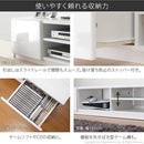 テレビ台 幅 120cm テレビボード ローボード TV台 TVボード 北欧 おしゃれ 背面収納 すっきり コード 配線 隠す キャスター付き 引き出し 可動棚 木目調 北欧 【納期A】【mst-m0600001】