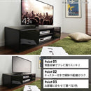 テレビ台 幅 120cm テレビボード ローボード TV台 TVボード 北欧 おしゃれ 背面収納 すっきり コード 配線 隠す キャスター付き 引き出し 可動棚 木目調 北欧 【納期A】【mst-m0600001】