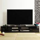 テレビ台 幅 180cm テレビボード ローボード TV台 TVボード 北欧 おしゃれ 背面収納 コード 配線 隠す キャスター付き 引出し 可動棚 オープン収納 木目調 【納期A】【mst-m0600003】