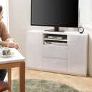 テレビ台 ハイタイプ コーナー 設置 隅 角 部屋 置き場所 端 幅 110cm ハイボード TV 北欧 おしゃれ 背面収納 すっきり コード 配線 隠す キャスター 可動棚 【納期A】【mst-m0600063】