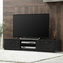 テレビボード TVボード 幅 180cm ローボード テレビ台 北欧 おしゃれ 背面収納 すっきり コード 配線 隠し 可動棚 収納 木目調 白 ホワイト 黒 ブラック 茶色 【納期A】【mst-m0600076】