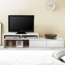 TV台 TVボード スライド 棚 テレビボード ローボード テレビ台 北欧 おしゃれ 背面収納 すっきり コード 配線 隠す 引き出し オープン収納 木目 白 黒 茶色 【納期A】【mst-m0600079】