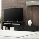 TV台 TVボード スライド 棚 テレビボード ローボード テレビ台 北欧 おしゃれ 背面収納 すっきり コード 配線 隠す 引き出し オープン収納 木目 白 黒 茶色 【納期A】【mst-m0600079】