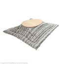 こたつセット コタツテーブル こたつ掛布団 掛け布団 120×90cm 楕円形 丸型 丸形 北欧 薄型ヒーター 継ぎ脚 高さ 変更 調整 調節 折りたたみ 折り畳み 折れ脚 【納期B】【mst-n11100382】