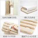 すのこベッド スノコ すのこ ロール シングル S 通気性 軽い 軽量 天然木 桐 キリ 木製 省スペース コンパクト 収納 敷き布団用 GOOD DESIGN 敷布団別売り 【納期A】【mst-t0500003】