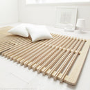 すのこベッド スノコ すのこ 折りたたみ 折り畳み 二つ折り シングル S 通気性 軽い 軽量 天然木製 桐 省スペース コンパクト 収納 GOOD DESIGN 敷布団別売り 【納期A】【mst-t0500017】