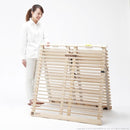 すのこベッド スノコ フレーム すのこ 折り畳み 折りたたみ 二つ折り シングル 通気性 軽い 軽量 天然木 桐 キリ 木製 省スペース コンパクト 収納 布団別売 【納期A】【mst-t0500087】