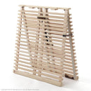 すのこベッド スノコ フレーム すのこ 折り畳み 折りたたみ 二つ折り シングル 通気性 軽い 軽量 天然木 桐 キリ 木製 省スペース コンパクト 収納 布団別売 【納期A】【mst-t0500087】