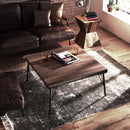 こたつテーブル 単品 コタツ 80×80cm 正方形 北欧 アメリカン カジュアル スタイリッシュ モダン アーバン ブルックリン センターテーブル ロー 男前 おしゃれ 【納期A】【mst-t0700008】