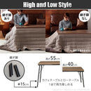 こたつテーブル 単品 コタツ 120×60cm 長方形 北欧 カジュアル アメカジ スタイリッシュ モダン アーバン ブルックリン センターテーブル ダイニング おしゃれ 【納期A】【mst-t0700009】