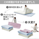敷き布団 セミダブル SD 敷布団 高反発 軽い 軽量 除湿 クッション性 結露対策 寝汗 吸収 通気性 オールシーズン 年中 防ダニ 防カビ 防臭 洗える 【納期A】【mst-u0100173】
