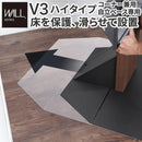 WALL V3 ハイタイプ コーナー兼用自立ベース専用 フロアシート 床 傷 凹み 防止 フローリング 保護 マット シート 単品 テレビスタンド別売り 【納期A】【mst-wlpc96110】