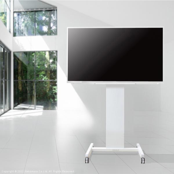 WALL テレビスタンド PRO アクティブタイプ キャスター付き 移動 楽々 モニター台 モニタースタンド 自立 おしゃれ 壁寄せ 会議室 応接 オフィス 学校 リビング 【納期A】【mst-wltvd5】