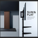 WALL テレビスタンド V5 ロータイプ 80インチ対応 80型まで テレビ台 TV台 TVスタンド モニター台 モニタースタンド 自立 壁寄せ スタイリッシュ おしゃれ 大型 【納期A】【mst-wltvk5】