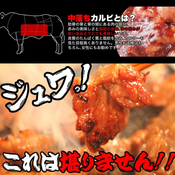 カルビ 牛肉 焼肉 タレ付き 味つき 中落ちカルビ バーベキュー