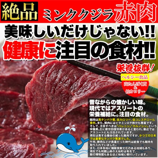 クジラ肉 ブロック 鯨肉 刺身 さしみ ミンク サク肉 nk00000077