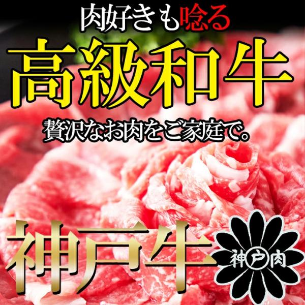 神戸牛 切り落とし 500g 訳あり バラ 肩 モモ 霜降り A4 和牛肉