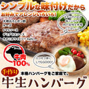 ハンバーグ 冷凍 10個セット 牛肉100% ジューシー 手作り 手づくり 牛生ハンバーグ ボリューム 大容量 シンプル 味付け 肉汁 旨味 美味しい 【納期E】【nk00000110】