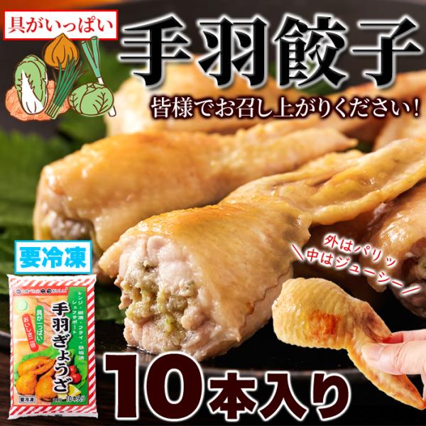 手羽餃子 手羽先 餃子餡 ギョーザ ギョウザ 冷凍 若鶏 手羽ポケット 点心 鶏肉 フライパン焼き 揚げ物 電子レンジ 美味しい おつまみ 中華 【納期E】【nk00000111】