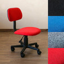 オフィスチェア キャスター 事務椅子 クッション 昇降式 シンプル 肘なし オフィスチェアー イス ブラック 黒 ブルー 青 グレー レッド 赤 【納期B】【qzya18】
