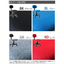 オフィスチェア キャスター 事務椅子 クッション 昇降式 シンプル 肘なし オフィスチェアー イス ブラック 黒 ブルー 青 グレー レッド 赤 【納期B】【qzya18】