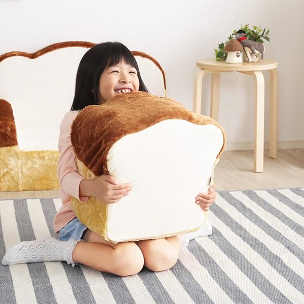 クッション 座布団 おもしろ パン 食パン トースト かわいい フロアクッション パンクッション 2枚セット 【納期C】【sgl-10096】